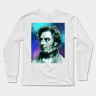 Robert Stephenson Portrait | Robert Stephenson Artwork 6 Long Sleeve T-Shirt